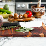Kyocera INNOVATIONwhite® 6-Inch Ceramic Nakiri Knife, White Blade with Non-Slip Black Handle