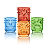 Final Touch Tiki Tumbler Glasses, Set of 4