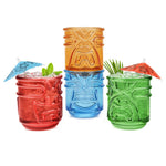 Final Touch Tiki Tumbler Glasses, Set of 4