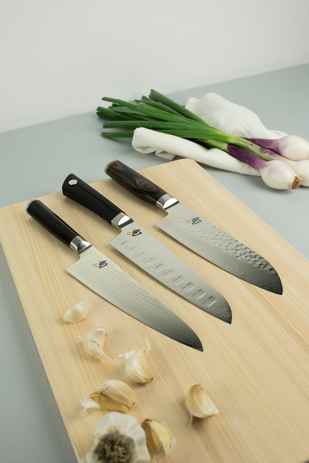 Shun Sora 7-Inch Hollow Ground Santoku Knife VB0718