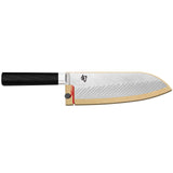 Shun Dual Core 7-Inch Santoku Knife w/Saya