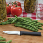 Rada Cutlery Heavy Duty 3.25-Inch Paring Knife Set of 2, Black Handles & Quick Edge Knife Sharpener