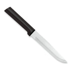 Rada Cutlery 5.375-Inch Stubby Butcher Knife, Black Handle