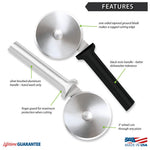 Rada Cutlery Pizza Cutter Stainless Steel Wheel, Black Handle