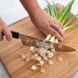 Rada Cutlery 8.5-Inch French Chef Knife Straight Stainless Steel Blade, Black Handle