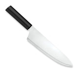 Rada Cutlery 8.5-Inch French Chef Knife Straight Stainless Steel Blade, Black Handle