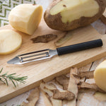 Rada Cutlery 1.75-Inch Swivel Vegetable Peeler, Black Handle