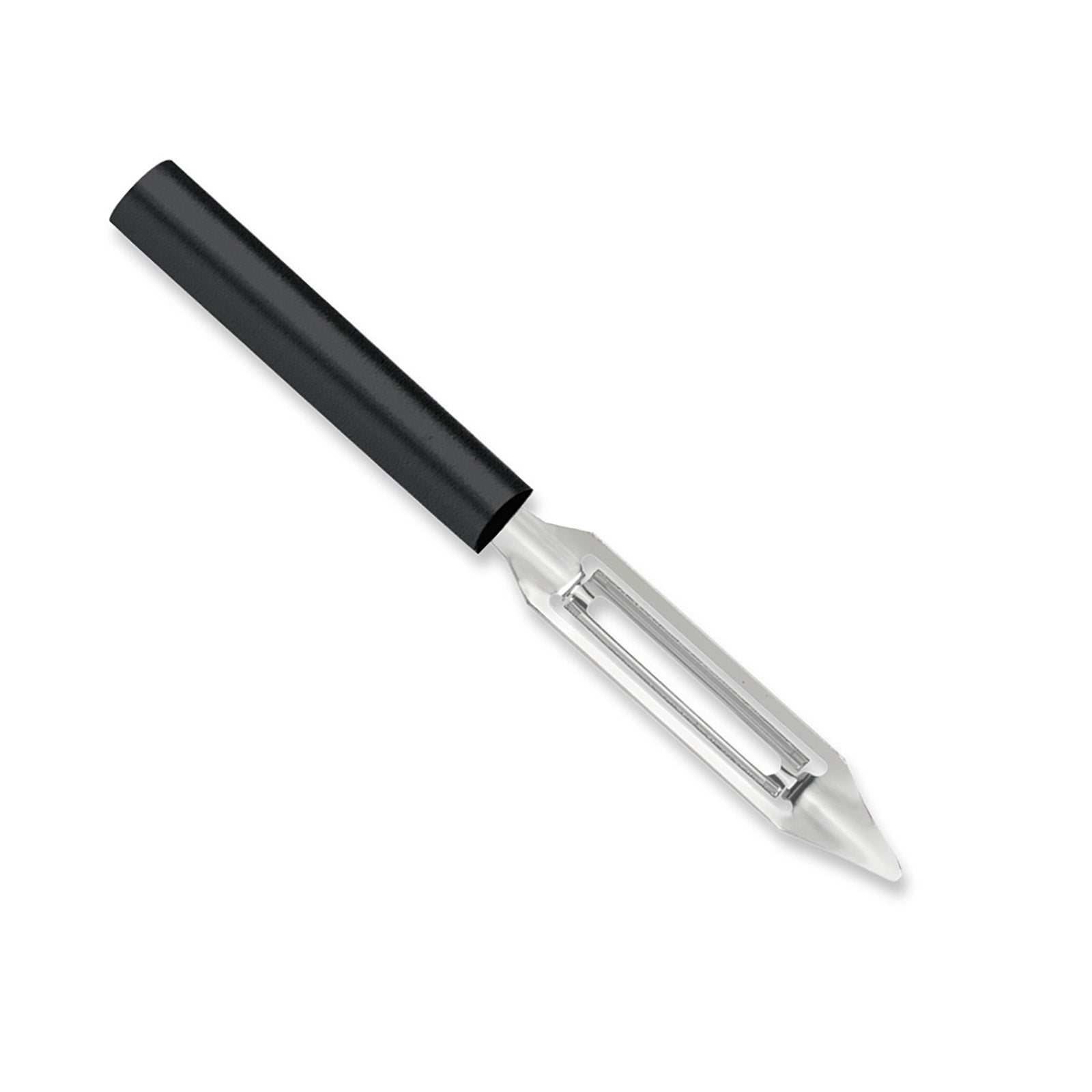 Rada Cutlery 1.75-Inch Swivel Vegetable Peeler, Black Handle