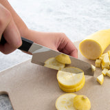Rada Cutlery 6.25-Inch Cook's Knife Stainless Steel Straight Blade, Black Handle