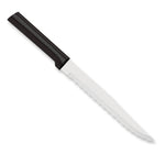 Rada Cutlery 7-Inch Serrated Slicer Stainless Steel Blade, Black Handle