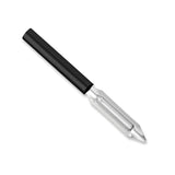 Rada Cutlery 2-Inch Deluxe Vegetable Peeler with Straight Blade, Black Handle