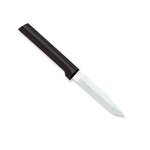 Rada Cutlery 3.25-Inch Serrated Regular Paring Stainless Steel Blade, Black Handle