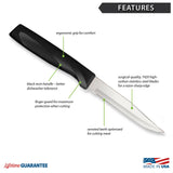 Rada Cutlery 3.875-Inch Serrated Steak Knife Anthem Wave Handle