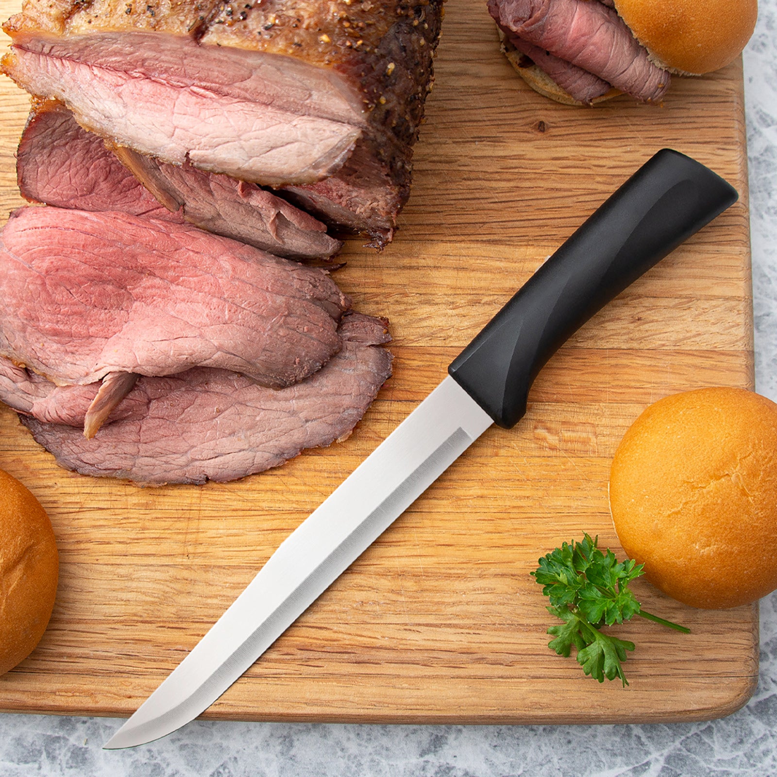 Rada Cutlery 7-Inch Slicer Knife Anthem Wave Handle
