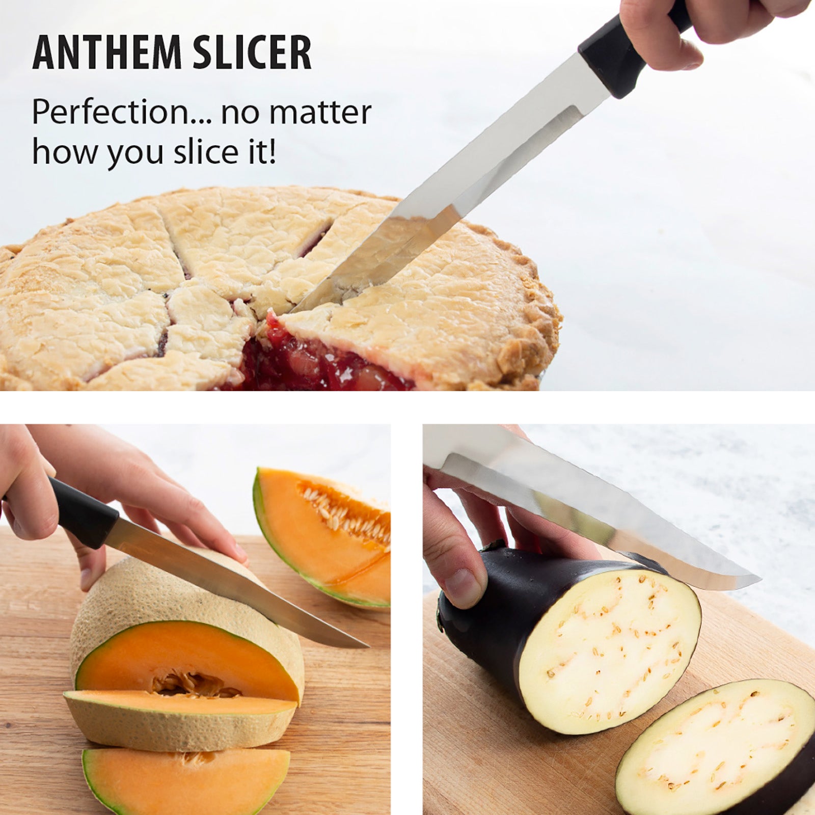 Rada Cutlery 7-Inch Slicer Knife Anthem Wave Handle