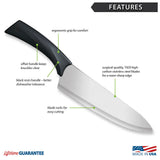Rada Cutlery 8.5-Inch French Chef Knife Anthem Wave Handle