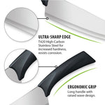 Rada Cutlery 8.5-Inch French Chef Knife Anthem Wave Handle