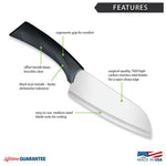 Rada Cutlery 6.5-Inch Cook's Knife Stainless Blade Anthem Wave Handle