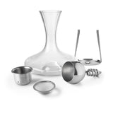 Final Touch Twister Stainless Steel Aerator & Decanter Set