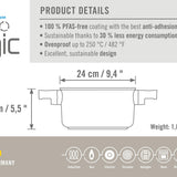 Woll Ecologic Nonstick Stock Pot 9.5-Inch, 4.75 Quart