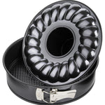 Zenker Nonstick 10-Inch Springform Pan with 2 Bases, Black