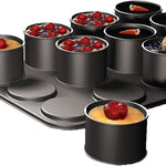 Zenker Ring Mold Pan for Mini Desserts, Nonstick
