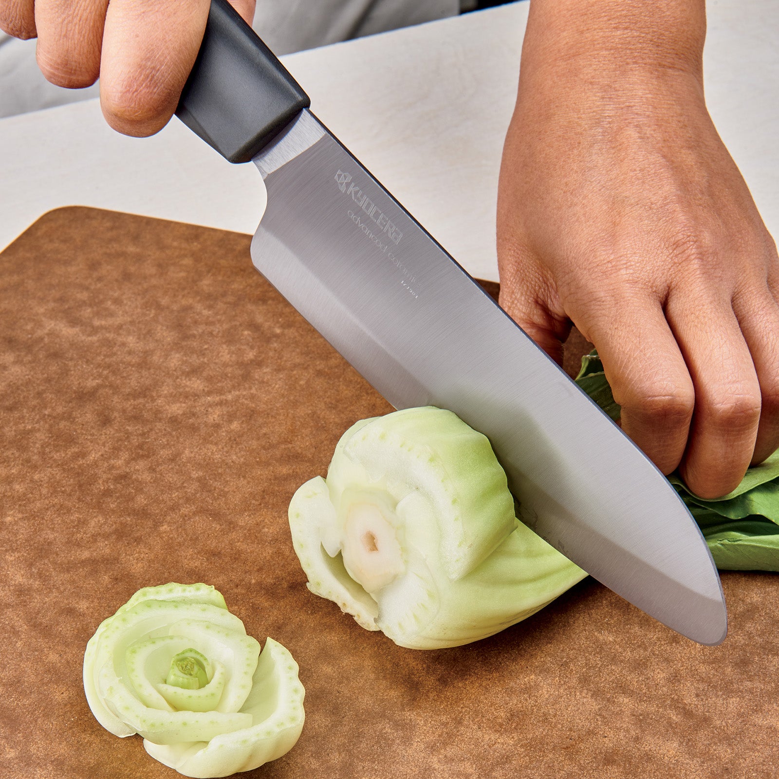 Kyocera INNOVATIONblack® 6-Inch Ceramic Chef's Santoku Knife
