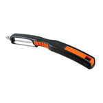Swiss Double Edge Straight Peeler, Orange