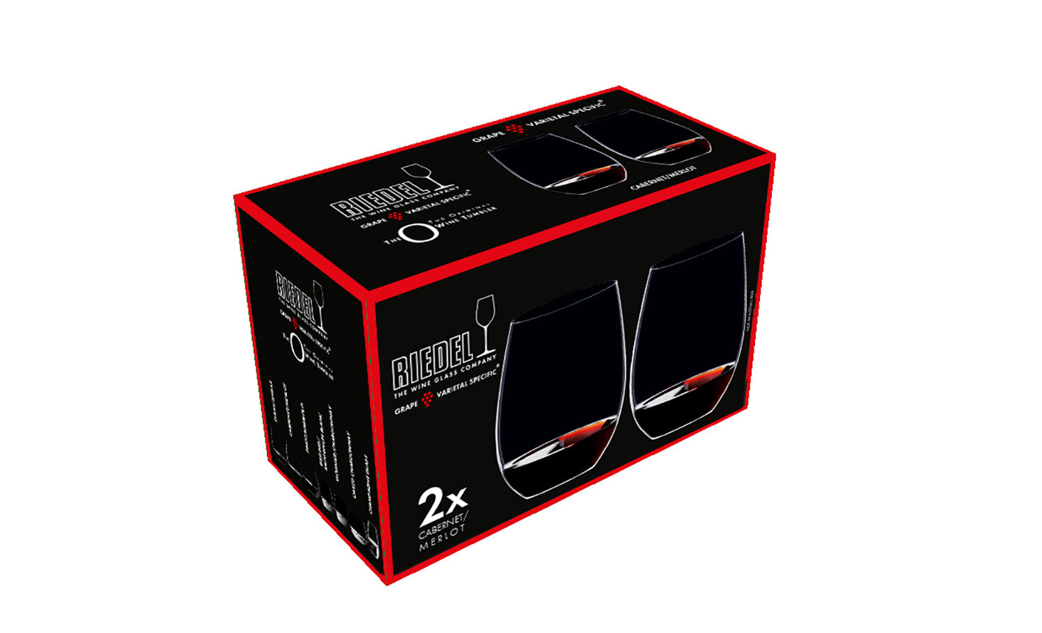 Riedel O Cabernet/Merlot Wine Tumbler, Set of 2