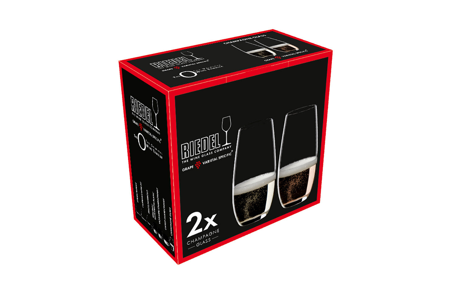 Riedel O Champagne Glass Wine Tumbler, Set of 2