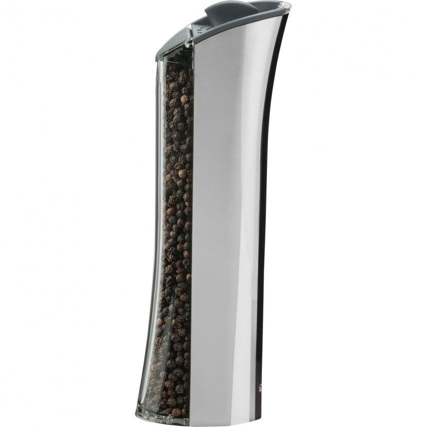 Trudeau 8 Inch Graviti Plus Pepper Mill, Chrome