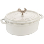 Staub 5.75-qt Coq au Vin Cocotte, White