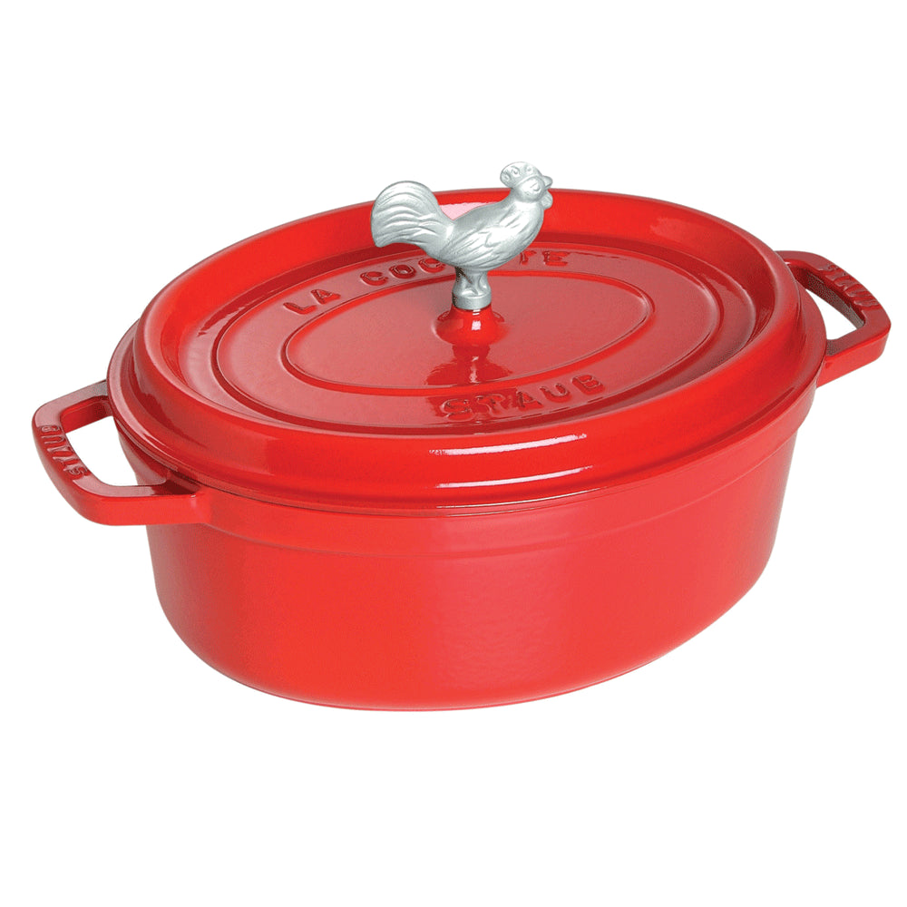 Staub 5.75-qt Coq au Vin Cocotte, Cherry
