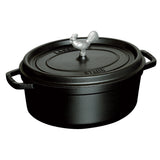 Staub 5.75-qt Coq au Vin Cocotte, Matte Black