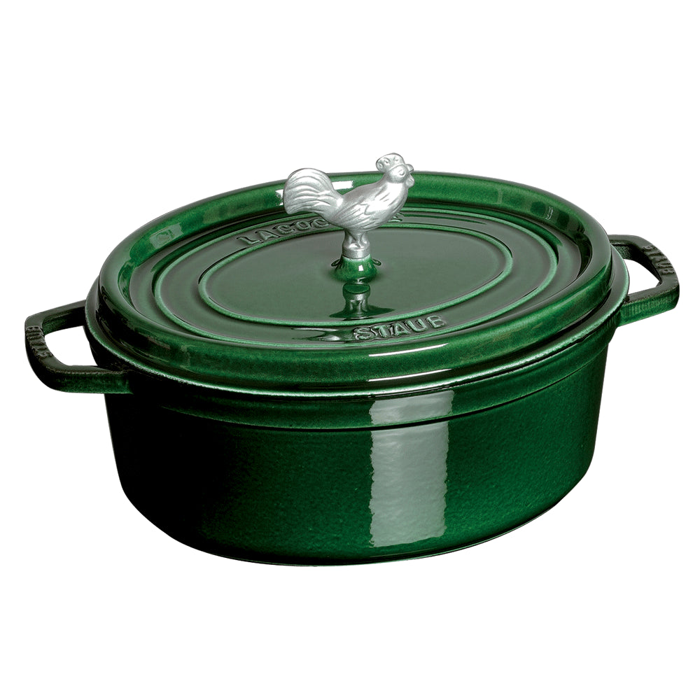 Staub 5.75-qt Coq au Vin Cocotte, Basil