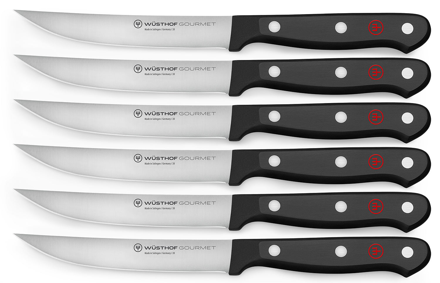 Wusthof Gourmet Six Piece Steak Knife Set