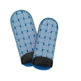 Kitchen Grips 2 Piece Deluxe Pan Handle Holder Set, Woven Pattern, Blueberry