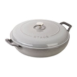 Staub Cast Iron 3.5-qt Braiser, Graphite Grey