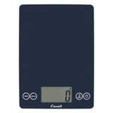 Escali Arti Glass 15 lb Digital Kitchen Scale, Blue Mirage
