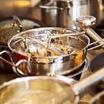 Rosle Stainless Steel Food Mill with Handle and 2 Grinding Sieves