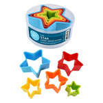 R&M International Star Cookie and Biscuit Cutters, Assorted Sizes, 5-Piece Set