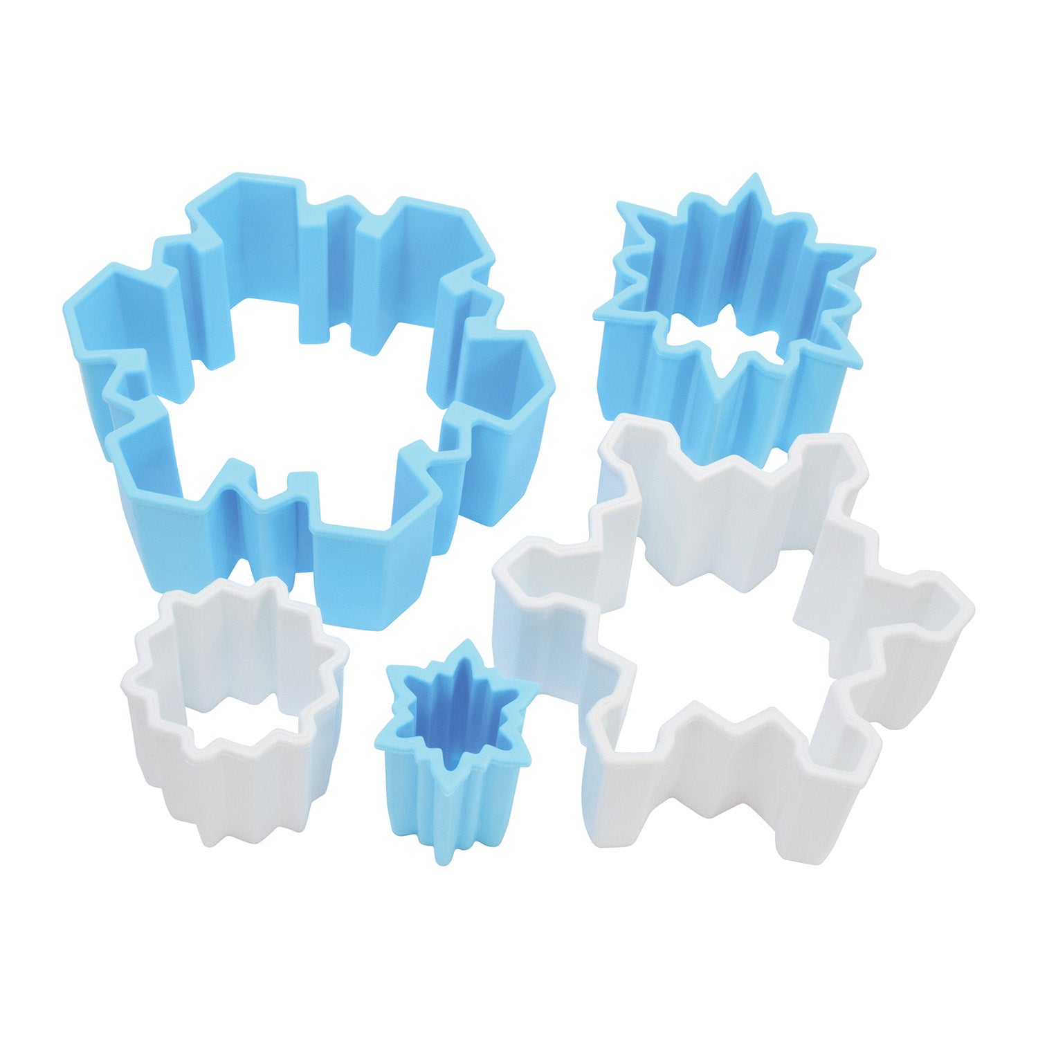 R&M International Snowflake Cookie and Biscuit Cutters, Assorted Sizes, 5-Piece Set