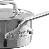 Mauviel M'Minis Saucepan With Lid, 3.5 Inch