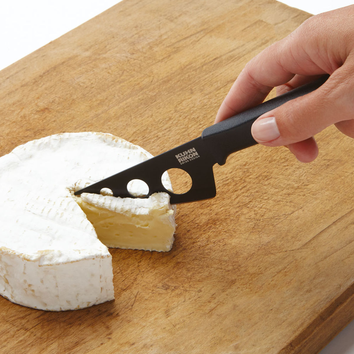 Kuhn Rikon Colori+ Cheese Knife Set of 3, Graphite
