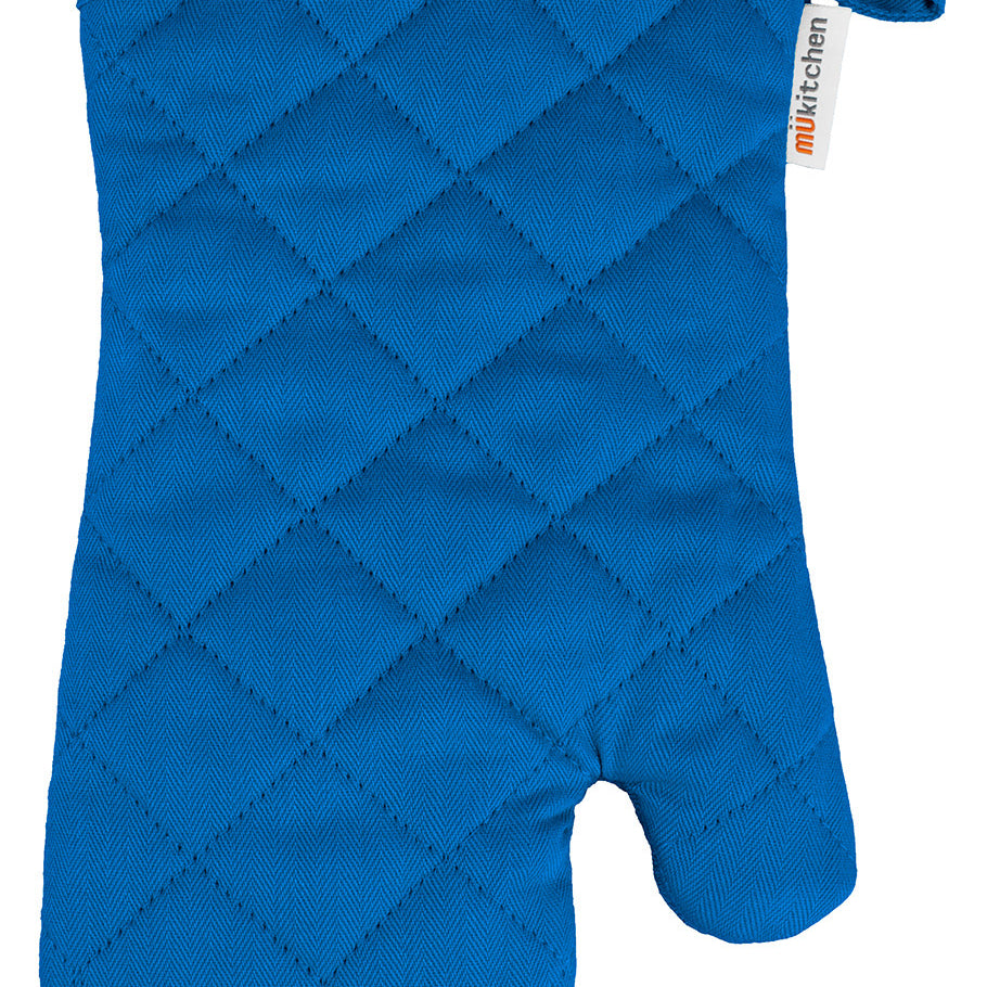 MU Kitchen 100% Cotton Terry-Lined Oven Mitt, 13-Inch