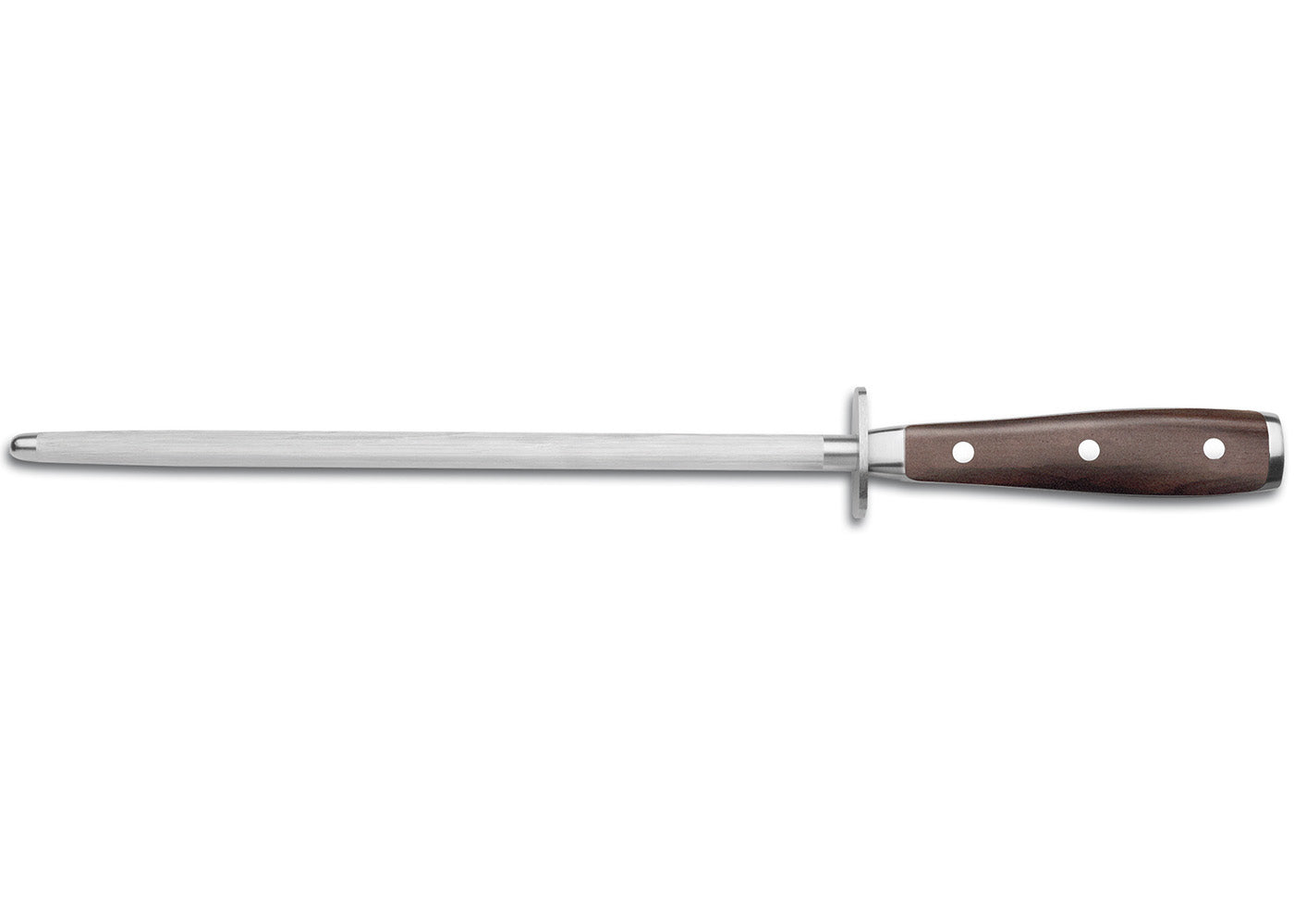 Wusthof Ikon Blackwood 10 Inch Sharpening Steel With Double Bolster