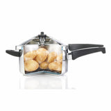 Kuhn Rikon Duromatic Stainless Steel Saucepan Pressure Cooker, 3.7 Qt