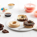 Lekue Pretzel & Donut Shapes Ice Cream Pop Mold, Set of 4