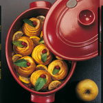 Emile Henry Flame 6.3 Quart Oval Stewpot Dutch Oven