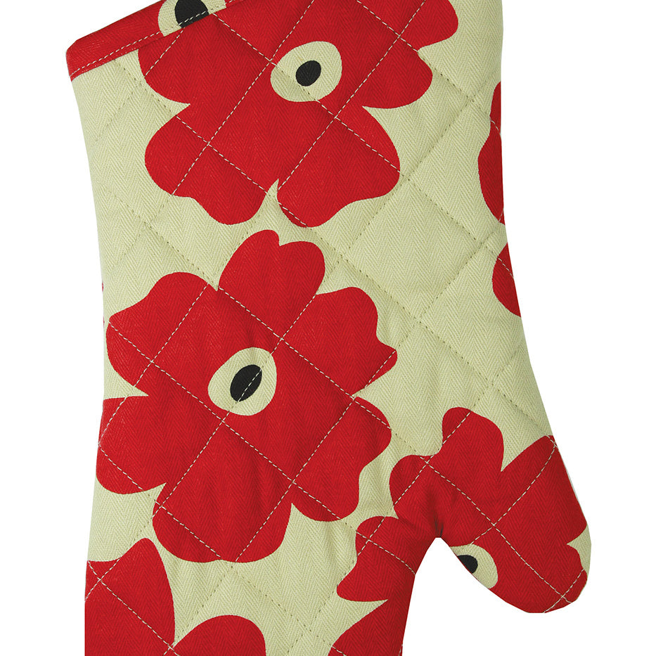 MU Kitchen 100% Cotton Terry-Lined Oven Mitt, 13-Inch